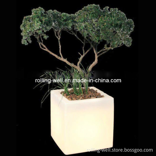 Waterproof LED Flower Planter/LED Lighted Planters/Outdoor LED Flower Pot (RoHS/SGS)
